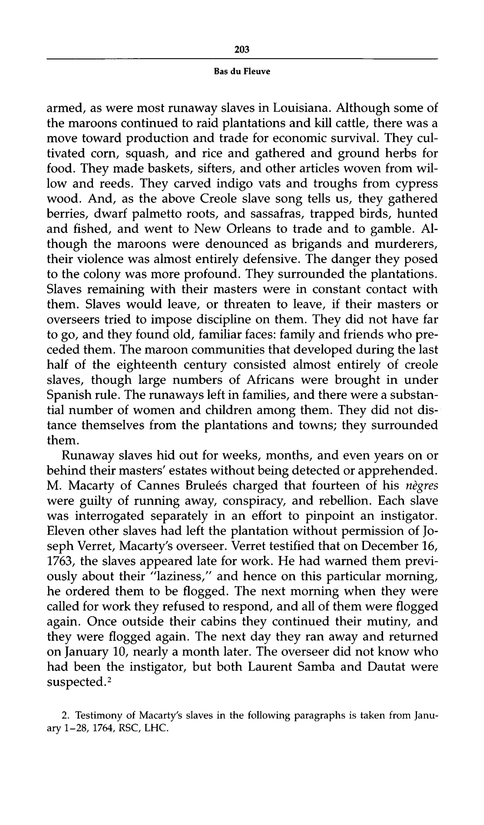 extract from Gwendolyn Midlo Hall, Africans in Colonial Louisiana