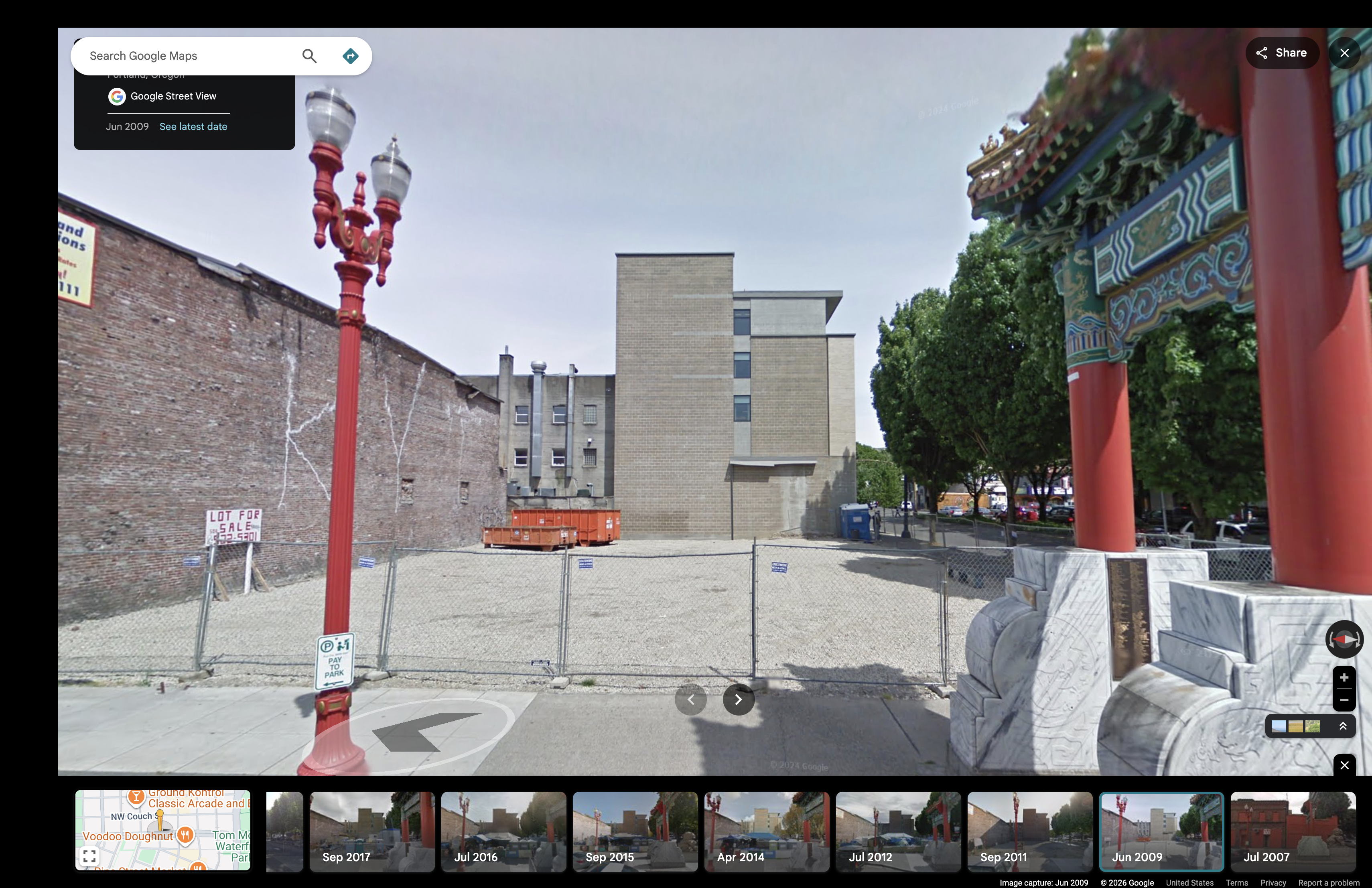 Burnside and 4th in 2009