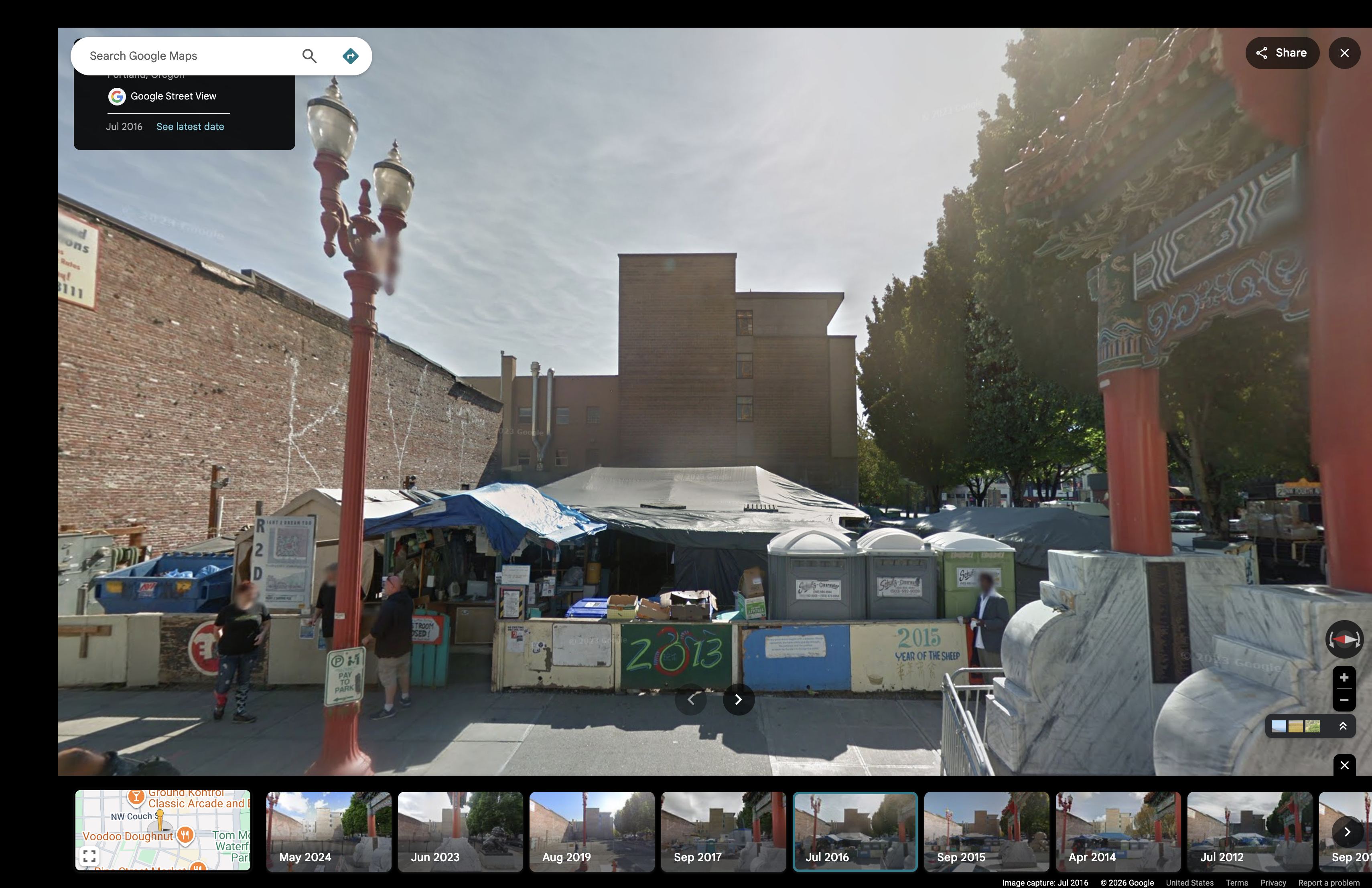 Burnside and 4th in 2016